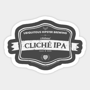 Cliché IPA Sticker